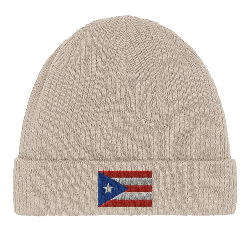 Puerto Rico Flag Beanie – Stylish Warm Knit Hat for Men & Women