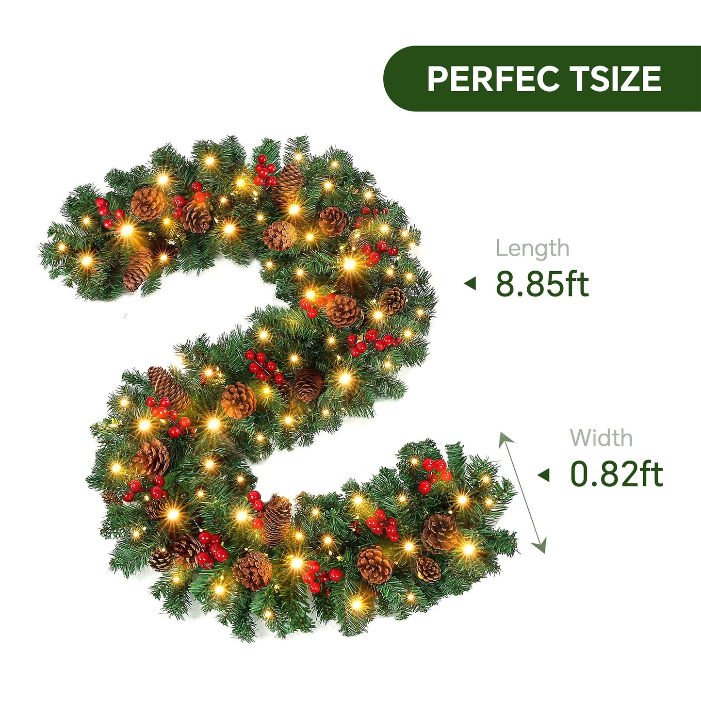 Christmas String Lights Outdoor Decoration Waterproof