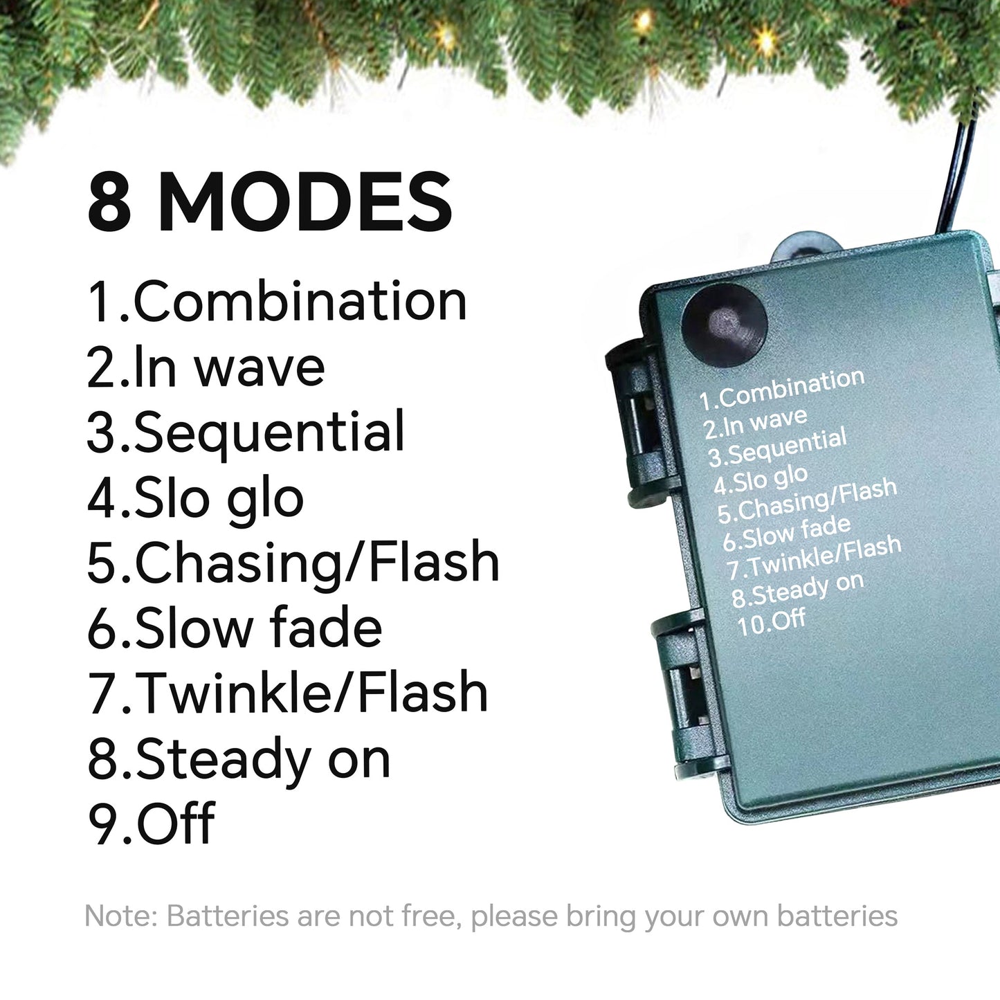 Christmas String Lights Outdoor Decoration Waterproof