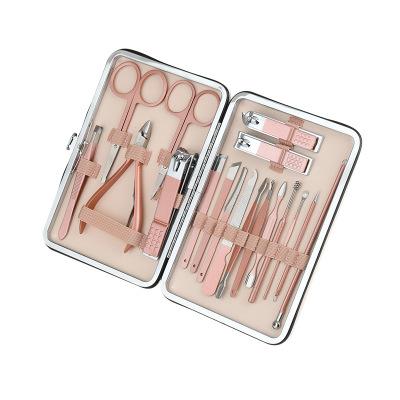 18-Piece Manicure & Pedicure Set – Nail Care Grooming Kit with Case