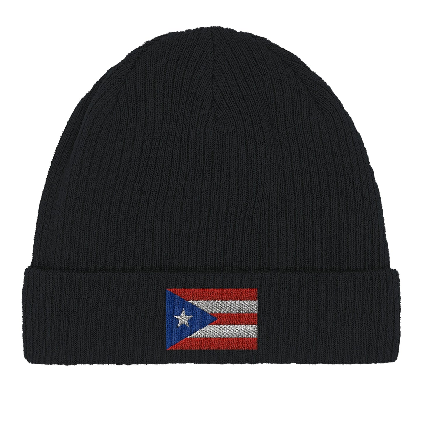 Puerto Rico Flag Beanie – Stylish Warm Knit Hat for Men & Women