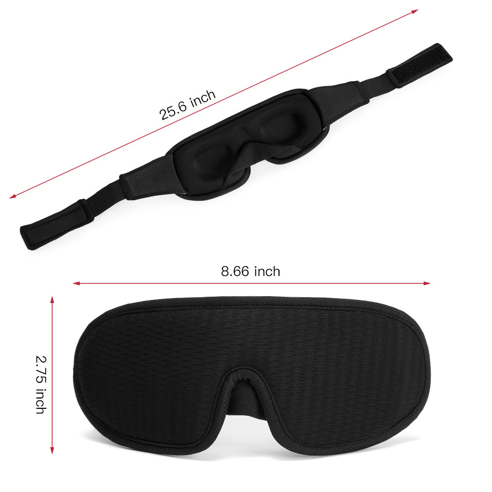 Light-Blocking 3D Sleep Mask – Comfortable Padded Design