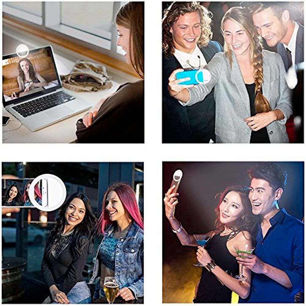 Portable Selfie Ring Light – Clip-On for Smartphones & Tablets