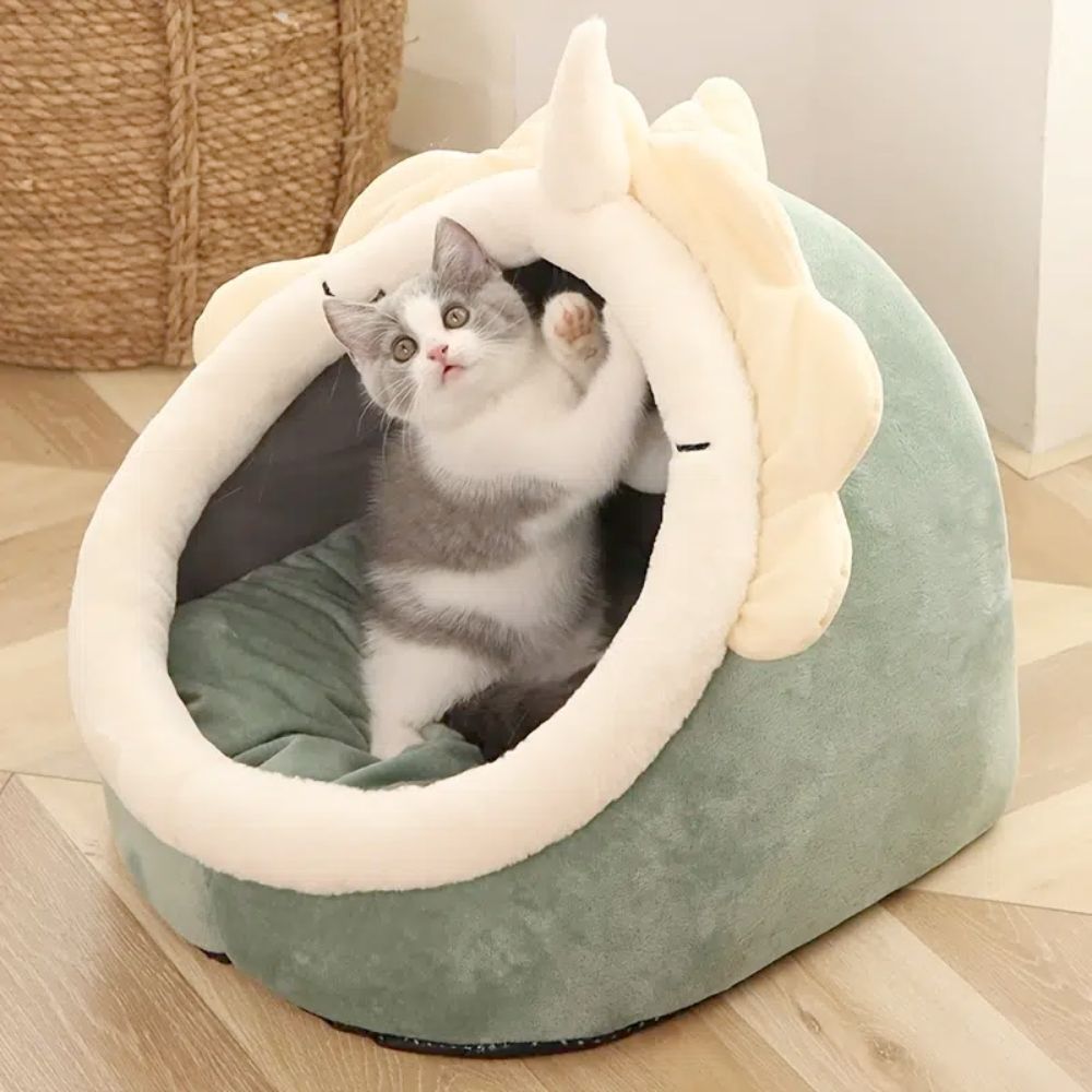 Dinosaur Pet House with Built-In Toy – Must-Have for Pets