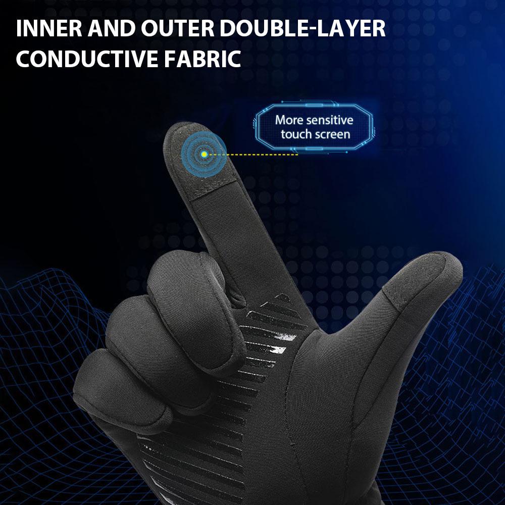 Unisex Winter Warm Gloves Windproof Touch Screen Gloves for Cycling