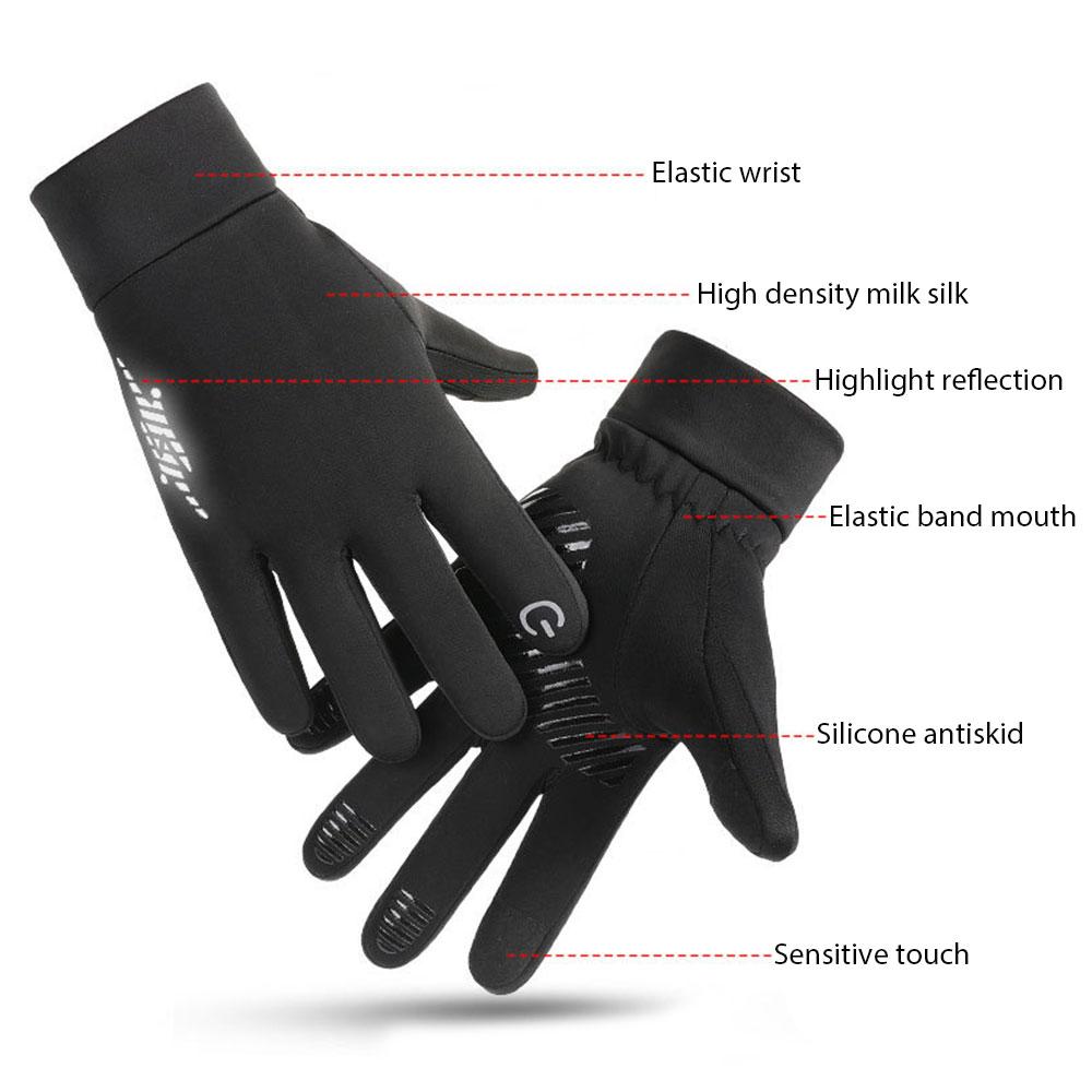 Unisex Winter Warm Gloves Windproof Touch Screen Gloves for Cycling