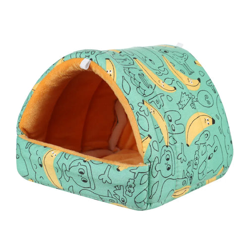 Mini Cage Nest for Small Animals – Cute Cartoon Design