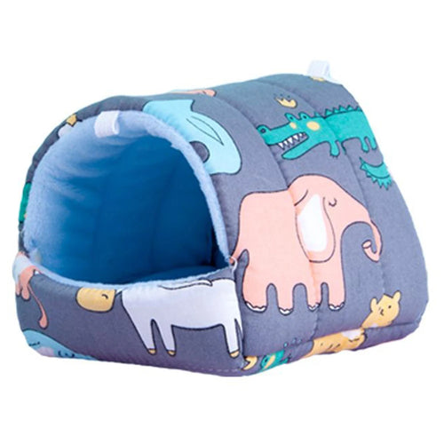 Mini Cage Nest for Small Animals – Cute Cartoon Design