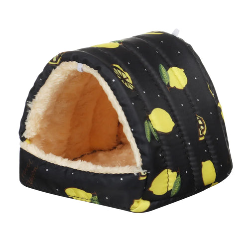 Mini Cage Nest for Small Animals – Cute Cartoon Design