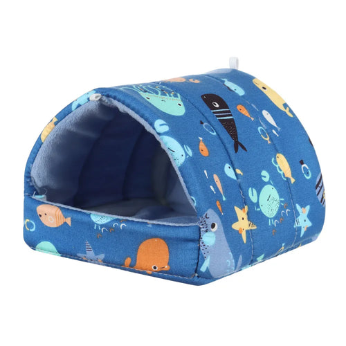Mini Cage Nest for Small Animals – Cute Cartoon Design
