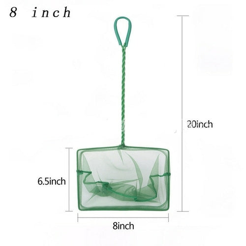 Aquarium Accessory – Long Handle Fish Net for Catching & Cleaning