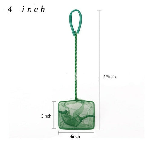 Aquarium Accessory – Long Handle Fish Net for Catching & Cleaning