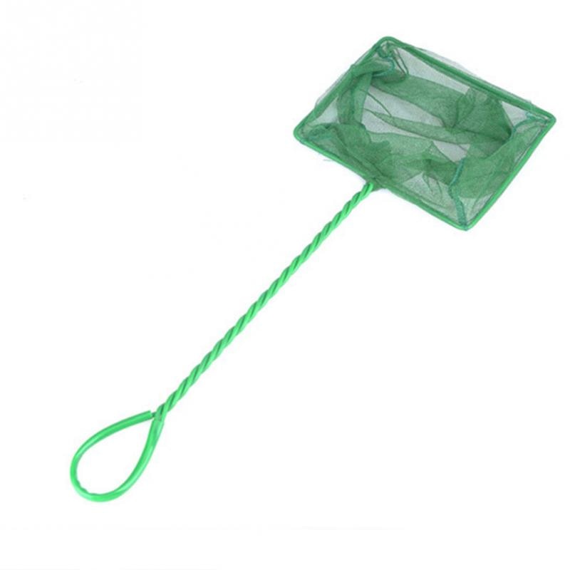 Aquarium Accessory – Long Handle Fish Net for Catching & Cleaning