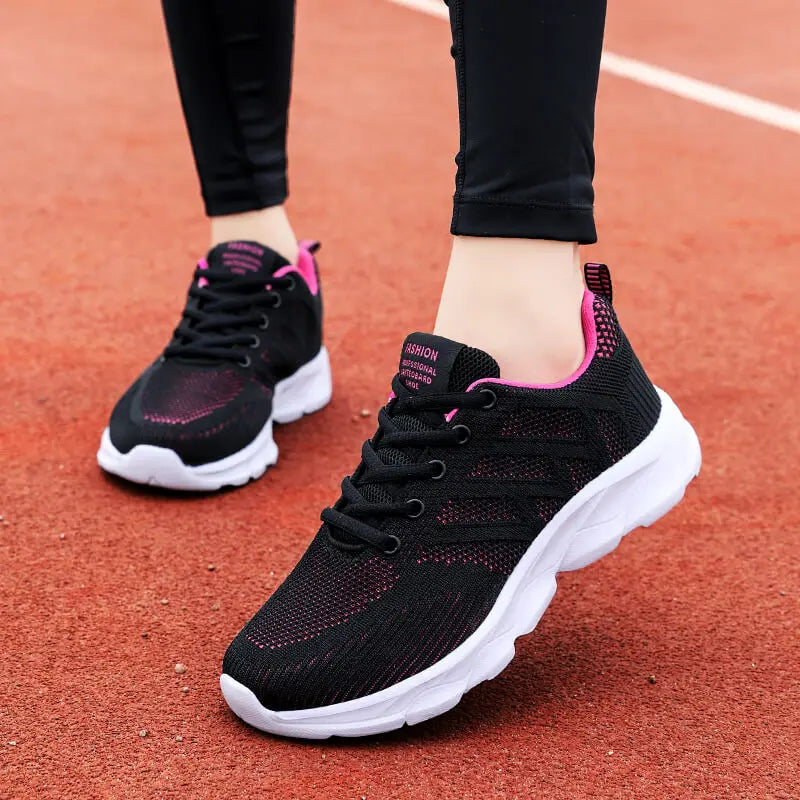 Women’s Mesh Sneakers, Lightweight Breathable Walking Shoes