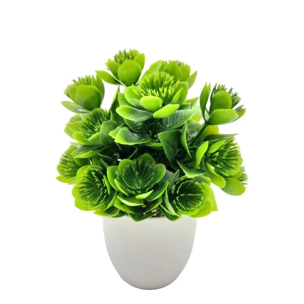 Plastic Pot Artificial Greenery – 1pc