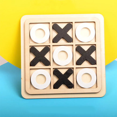 Educational Wooden Jigsaw & Chess Play Toy for Kids