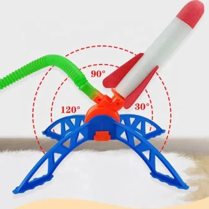 Kids’ Air Rocket Toy – Foot Pump Launcher for Outdoor Play