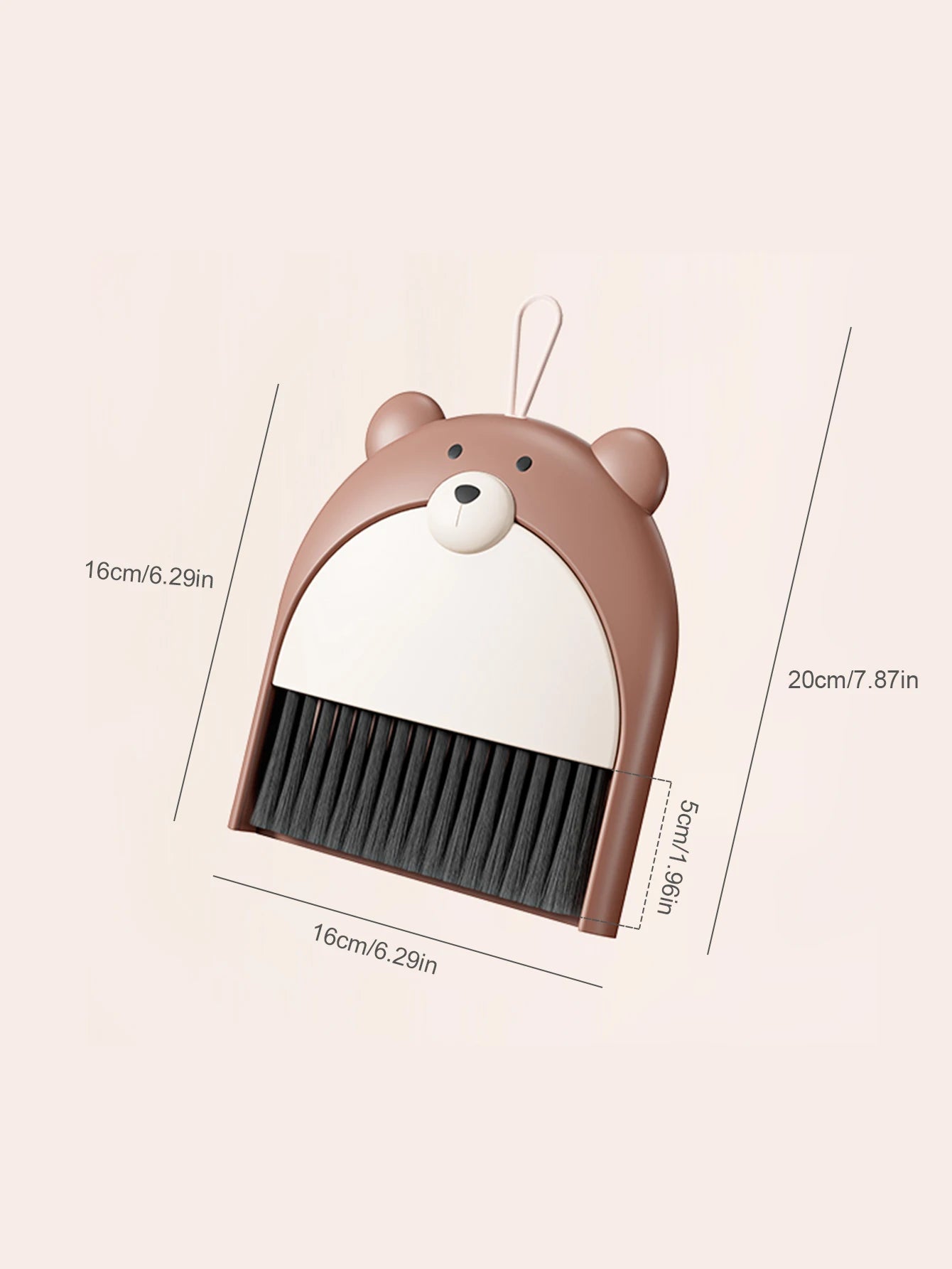 Cartoon Bear Desktop Cleaning Broom Set