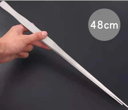 Long Stainless Steel Tweezers for Aquatic Plants (48cm)