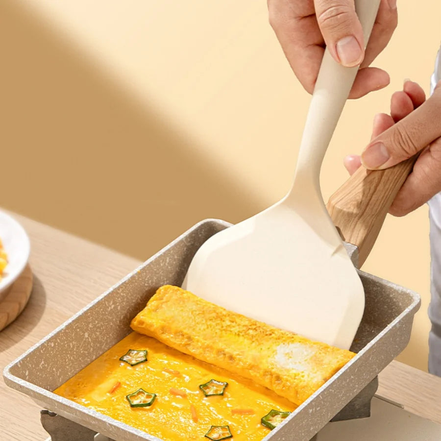 Heat-Resistant Silicone Spatula – Non-Stick Cooking Tool (1pc, Food-Grade)
