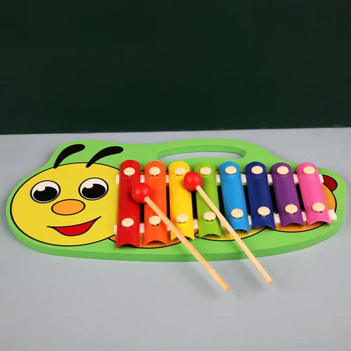 Montessori Wooden Xylophone – 8-Note Musical Toy for Kids