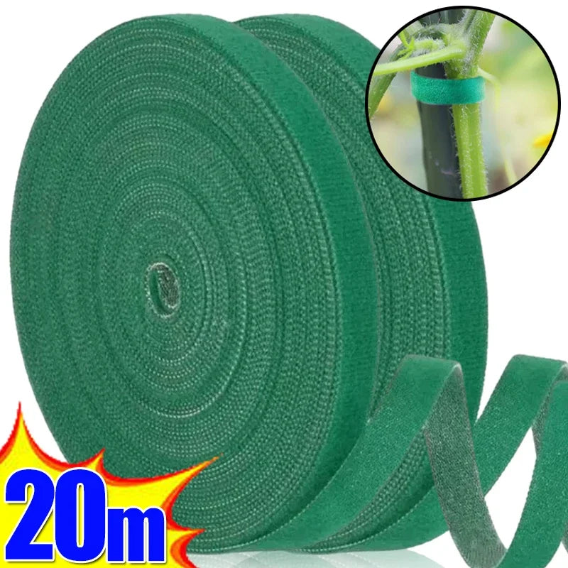 Adjustable Plant Bandage Straps – Nylon Hook Tie
