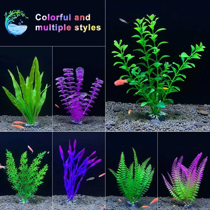 7.08 inch Fish Tank Simulation Plant Aquarium Artificial Decor Plants