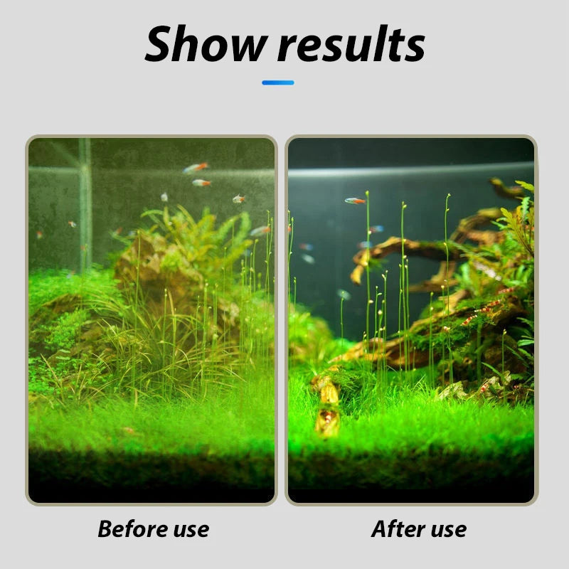 Aquarium Fish Tank Glass Plant Cleaning Brushes Floating Clean Window