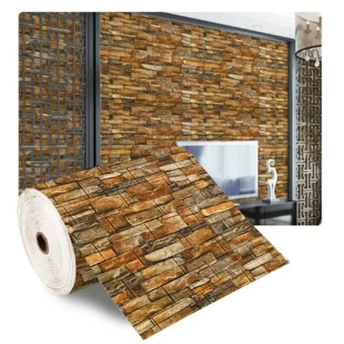 3D Foam Wall Panels – Self-Adhesive (70cm x 2m)