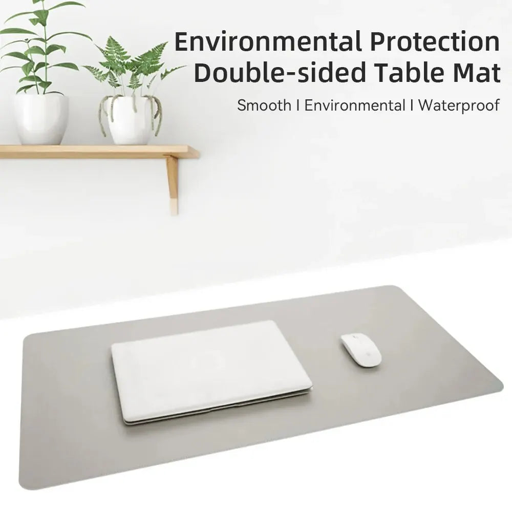 Premium PU Leather Desk Mat – Waterproof Office Desk Protector (60×30cm)