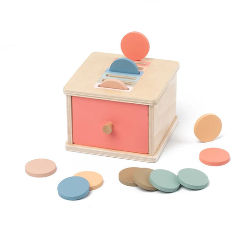 Kids' Wooden Shape Sorting & Matching Toy