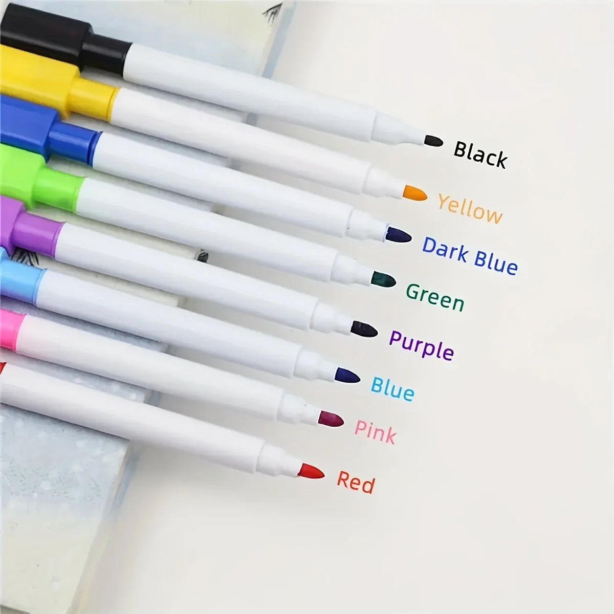 Small Dry-Erase Marker Set (11.3cm) – 8pcs