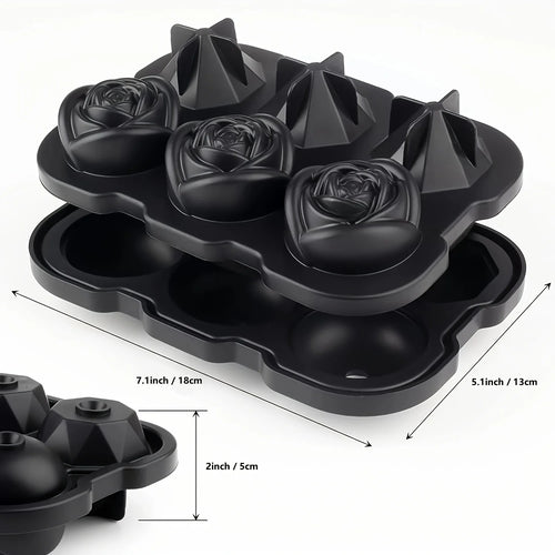 Square Silicone Ice Mold – Creative Designs for Cocktails & Beverages