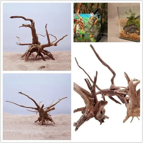 Decorative Driftwood Roots – Safe for Aquariums & Reptile Habitats