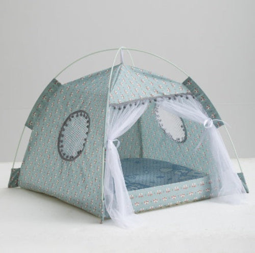 Cat Tent Bed – Enclosed Indoor Pet House for Cats and Small Pets