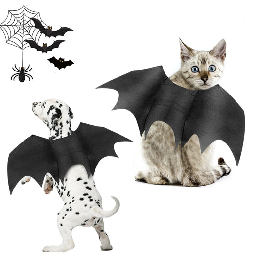 Halloween Pet Costume – Bat Wings for Cats & Dogs