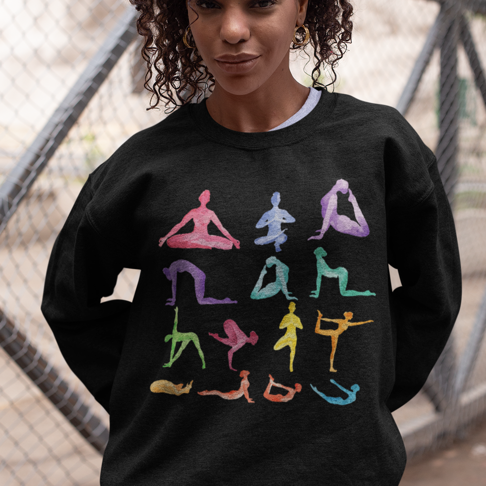 Yoga Crewneck Sweatshirt – Casual Activewear Top