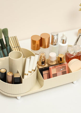 Rotating Makeup Organizer Large Capacity Cosmetic Storage Box