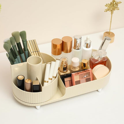 Rotating Makeup Organizer Large Capacity Cosmetic Storage Box