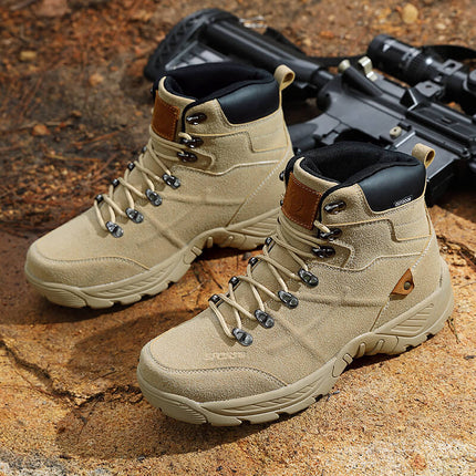 Middle High Top Autumn And Winter Mountaineering Plus Size Hiking Boots