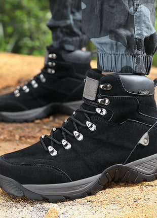 Middle High Top Autumn And Winter Mountaineering Plus Size Hiking Boots