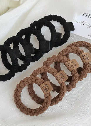 Fashion Cute Bear Rubber Band Female Hair Tie Rope Headdress