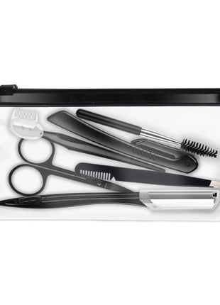 Beauty Tools Black Eyebrow Trimming Set