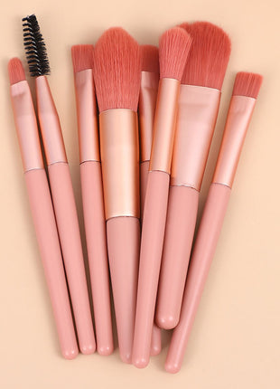 8 Small Makeup Brushes Morandi Portable Beauty Tool Soft Hair Makeup Brush