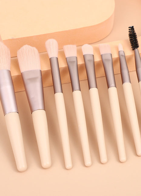 8 Small Makeup Brushes Morandi Portable Beauty Tool Soft Hair Makeup Brush