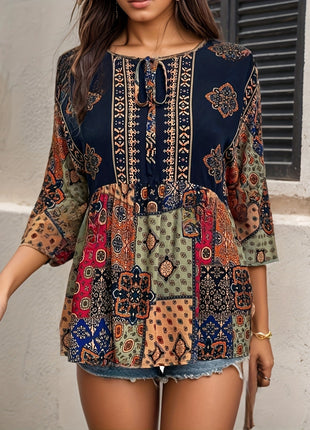 Seaside Vacation Printed Top