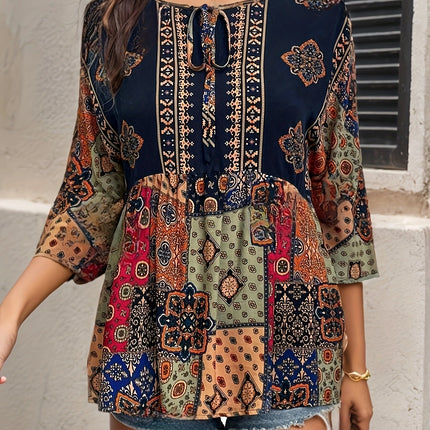 Seaside Vacation Printed Top