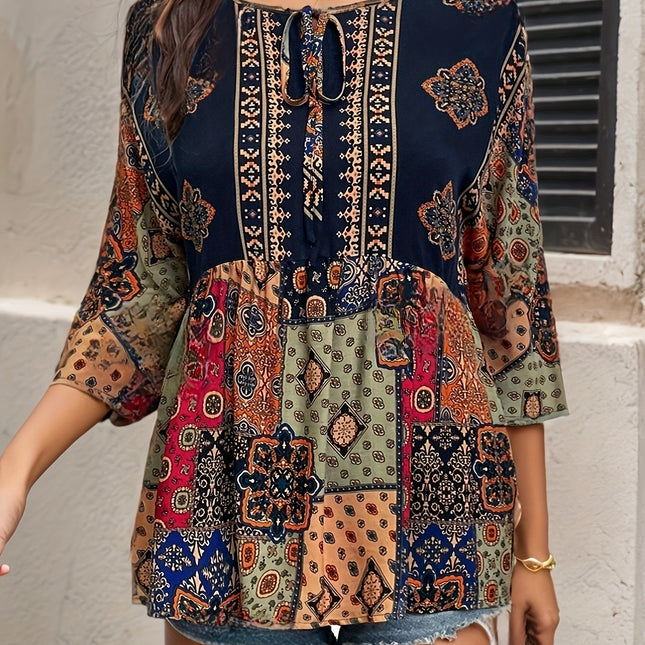 Seaside Vacation Printed Top