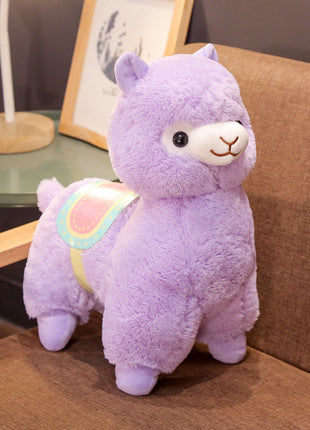 Cute standing alpaca doll