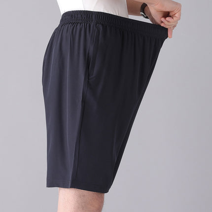 Solid Color Black Loose High Waist Comfort Breathable Breeches